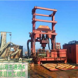 舟山港主通道4標(biāo)項目施工現(xiàn)場